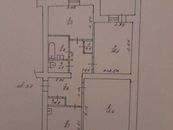 Продам 3х кімнатну квартиру Карлівка