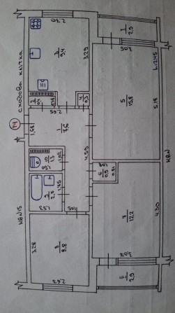 3-х кімнатна квартира +гараж - фото 1