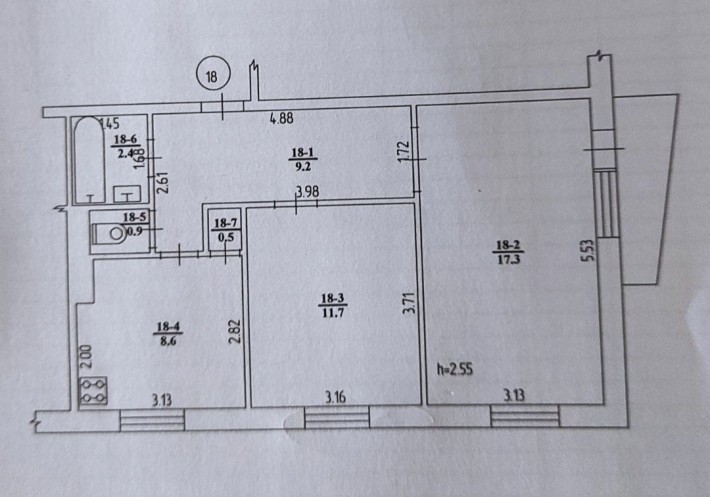 ПРОДАМ!!! 2-х кімнатну квартиру!!! - фото 1