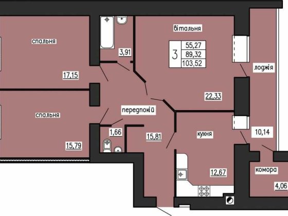 Продається 3-х кімнатна квартира по вул. Лучаківського Петриків