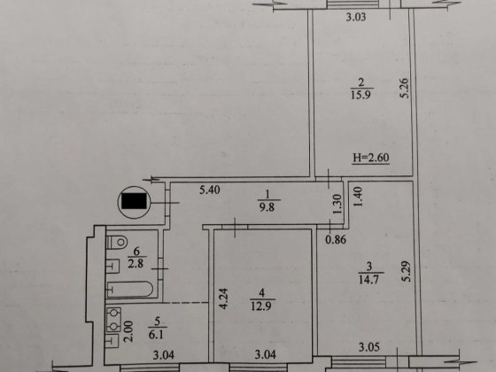 Продам 3х ком.из.кв. Салтовка 626 Кулиничи