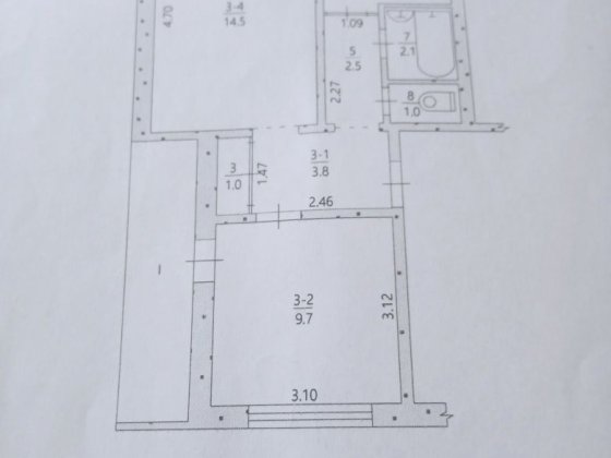 Продам квартиру 2х комнатную,Златополь,3 микрорайон, 18 дом. Златопіль