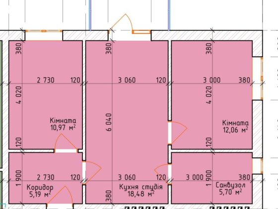 Двух кімнатна квартира. Сторожинець Сторожинець