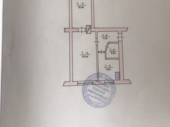 Продам квартиру в м.Вашківці, 41.8м²