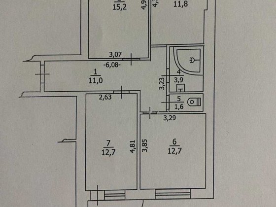 Продаж 3-кімн. квартири в Борисполі по вул. Старокиївска Борисполь