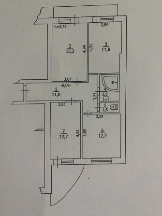 Продаж 3-кімн. квартири в Борисполі по вул. Старокиївска - фото 1