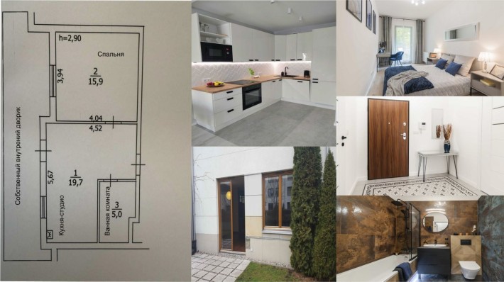 Продам 1квартиру 40кв м в центрі м.Бориспіль вул.Шевченка 23б-25в - фото 1