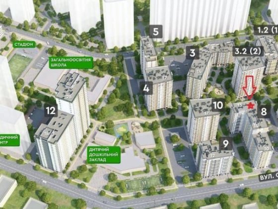 Продам 1-кімнатну квартиру 5 поверх в ЖК «Krona Park 2», Бровари. DM Бровары