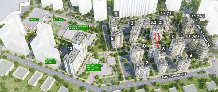 Продам 1-кімнатну квартиру 51кв.м. в ЖК «Krona Park 2», Бровари. DM - фото 1