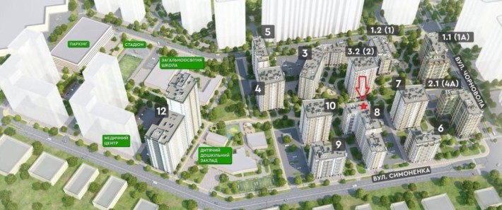 Продам 2-кімнатну квартиру 68 кв.м. в ЖК «Krona Park 2», Бровари. DM - фото 1