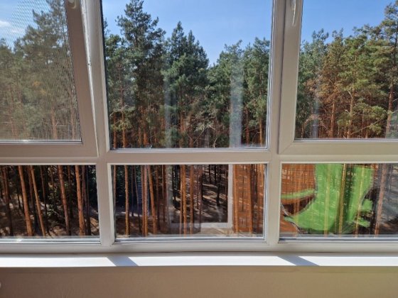 Центральний ПАРК! Велика 1к 44 м² з РЕМОНТОМ, Видова на Ліс! ТЕРМІНОВО Ірпінь