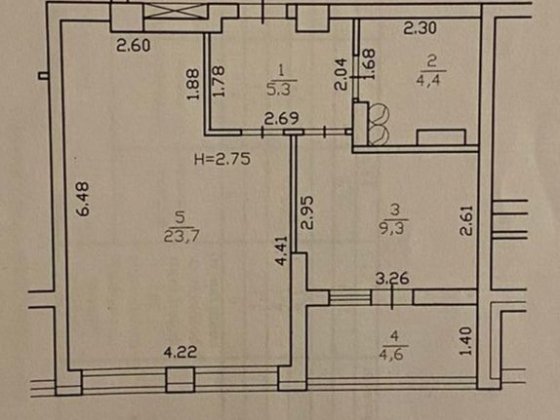 Продам однокімнатну квартиру в центрі Вишневого Вишневе