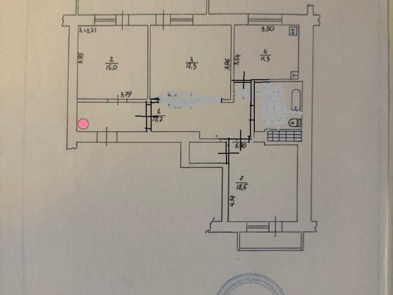 Продаж 3-кв Бабкіна 12, 87м2, евроремонт, меблі та побутова техніка. Борисполь