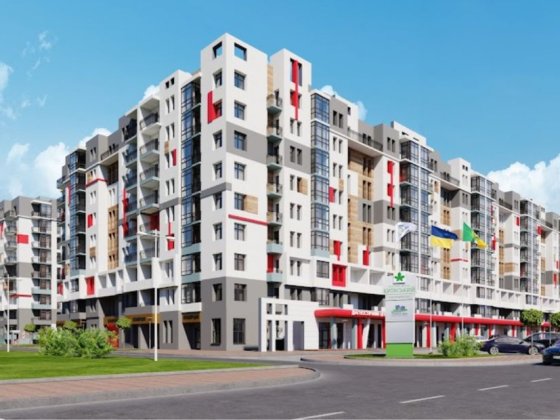 Однокімнатна в готовому будинку Буча