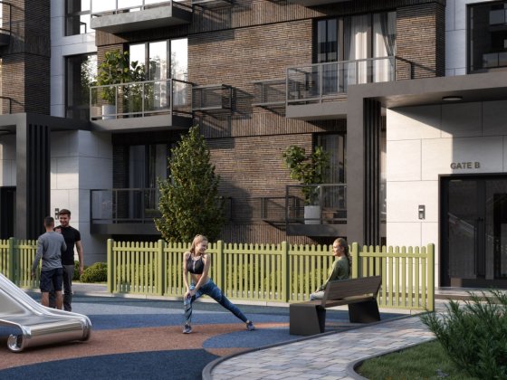 Квартира в закритому комплексі, з розстрочкою на 2 роки! БОМБОСХОВИЩЕ! Буча