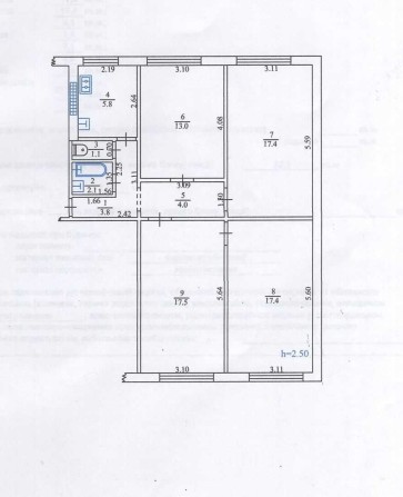 4-х кімн. квартира - фото 1