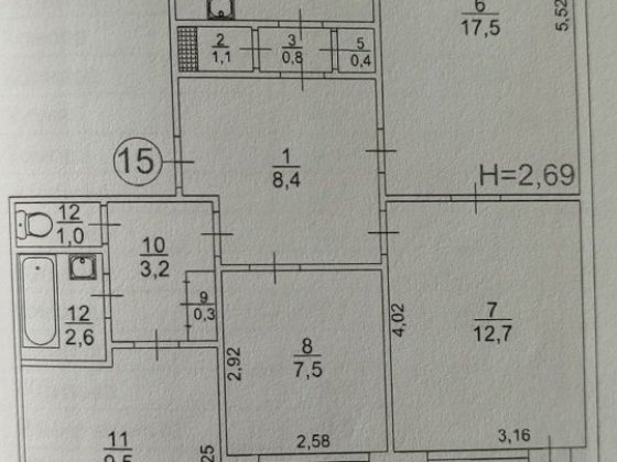 Чешка 4х комнатная Кривой Рог