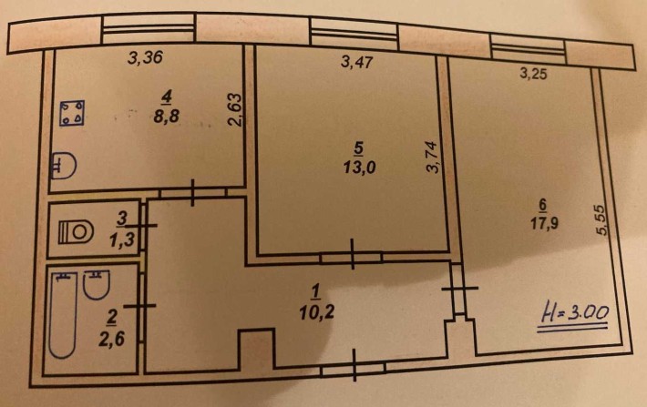 Продам 2-кімнатну квартиру - фото 1