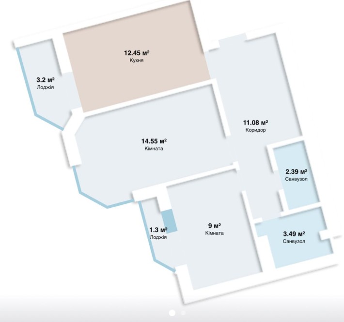 ТОП ЛОКАЦІЯ !! Терміновий продаж! 2к квартира без комісії - фото 1