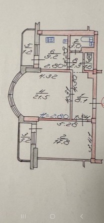Вулиця Гончара 2 кімн - фото 1