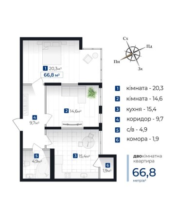 2к новобудова вул. Хоткевича ЖК SENAT - фото 1