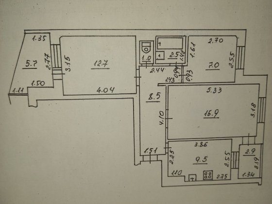 Продам 3-х кім. кв.від власника Луцк