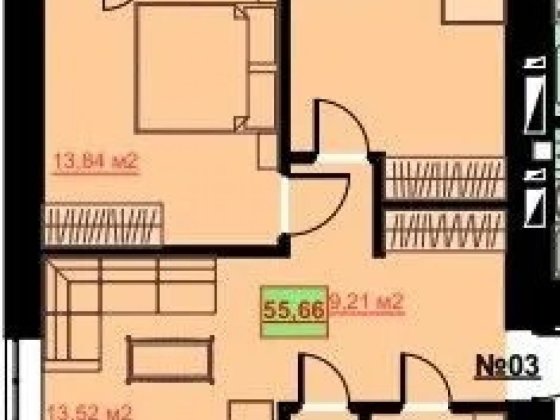 2 кімнатна квартира поруч з парком Шевченка Ивано-Франковск