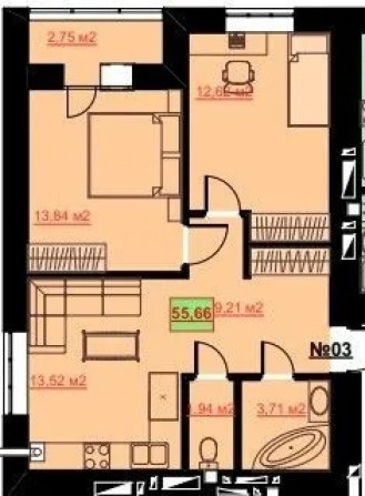 2 кімнатна квартира поруч з парком Шевченка - фото 1