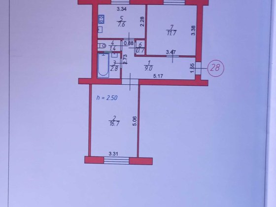 Продається двокімнатна квартира по пр. Молоді Луцьк