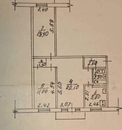 Продаж 3х кімнатної квартири - фото 1
