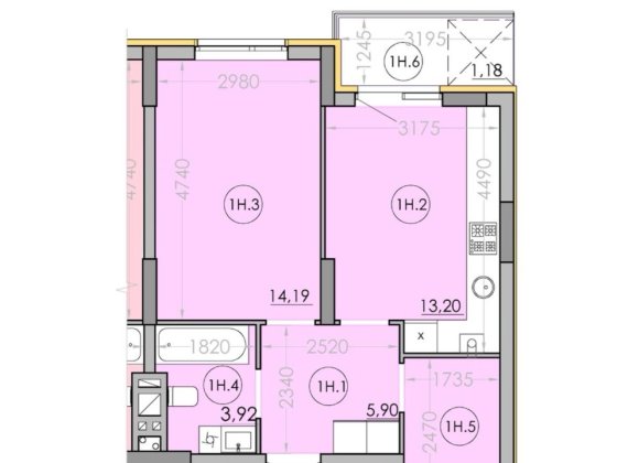 Продаж 1-квартири по переуступці у  ЖК Family по вул.Гордіюк,40 Луцьк