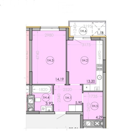 Продаж 1-квартири по переуступці у  ЖК Family по вул.Гордіюк,40 - фото 1