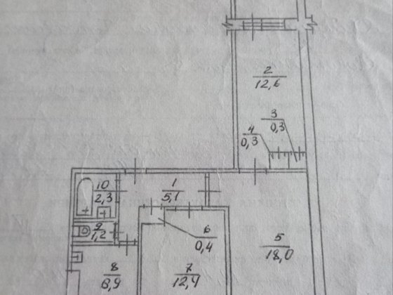 3х комнатная квартира, вся инфраструктура в 5 минутах Кривой Рог