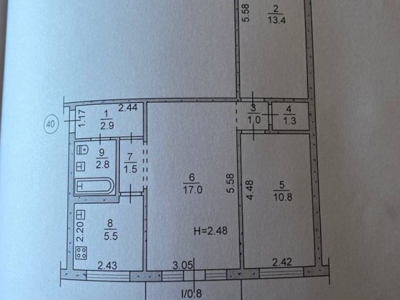 Квартира 3 х комнатная Кривой Рог