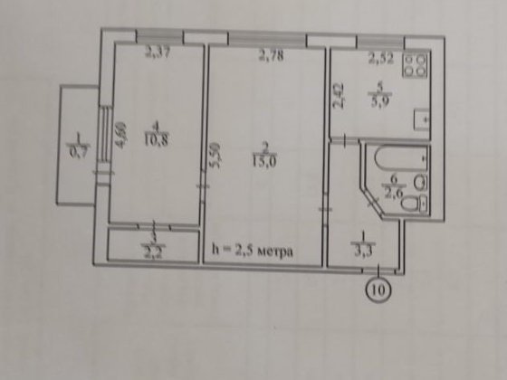 Югок/Продаж 2-к квартири біля парку Кривий Ріг