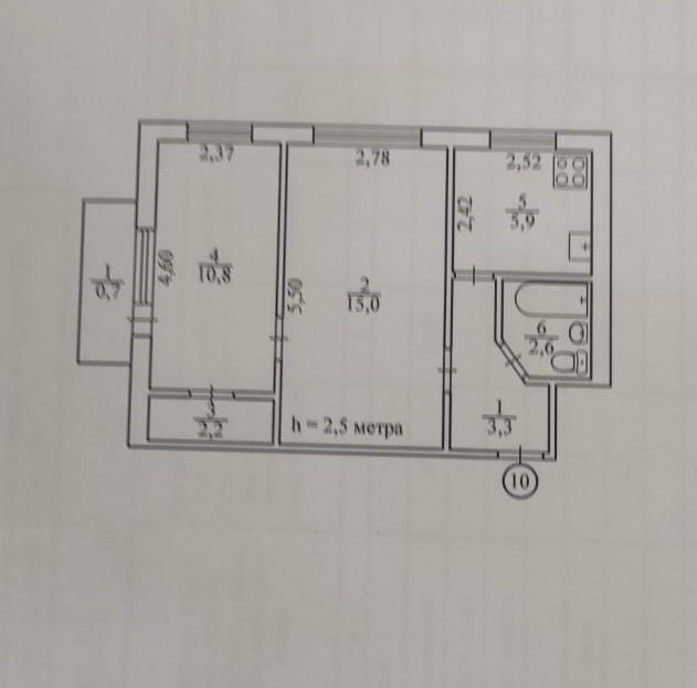Югок/Продаж 2-к квартири біля парку - фото 1