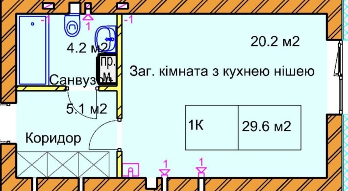 Продам Смарт квартиру в новобудові ЖК Панорама де люкс - фото 1