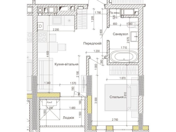 Однокімнатна квартира в ЖК "Empatika" Рівне