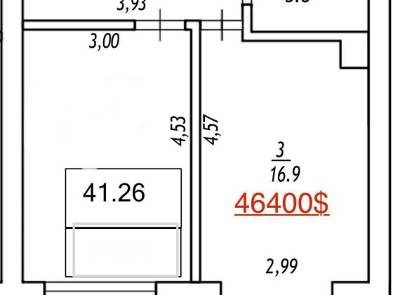 Продаж 1 кімнатної квартири в новобудові Ровно