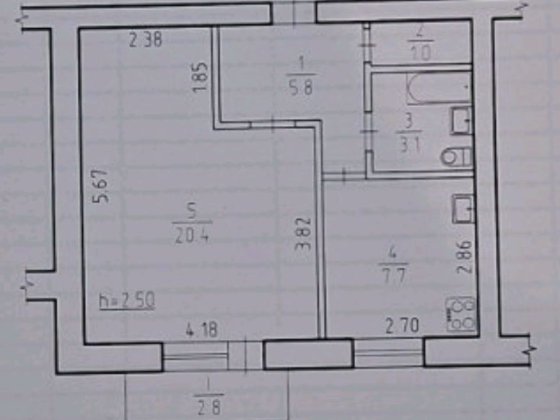 Продам 1 кімнатну квартиру Сумы
