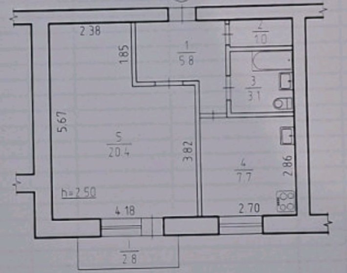 Продам 1 кімнатну квартиру - фото 1