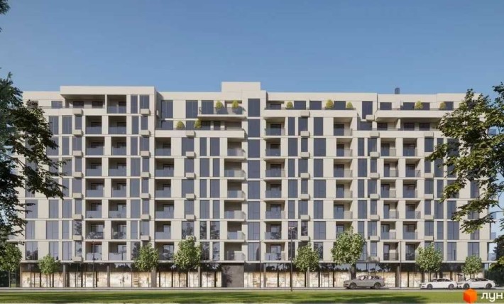 Трикімнатна біля річки з чорновим ремонтом — готова до вашого дизайну - фото 1