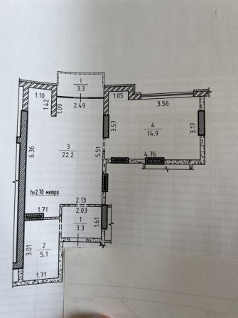 Продам квартиру Айсберг 1-кімнатна - фото 1