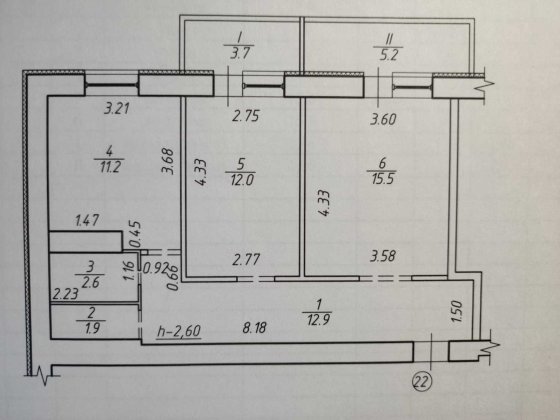 Продам 2х комнатную квартиру Лушпы 5 корпус 22/1 Суми