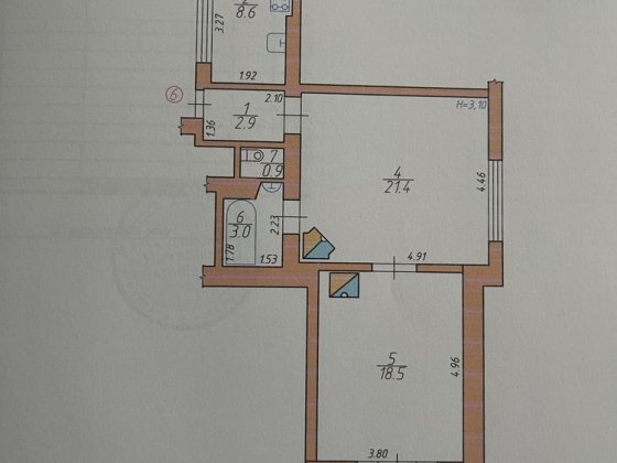 2-ох кімнатна квартира(старий фонд) Черновцы