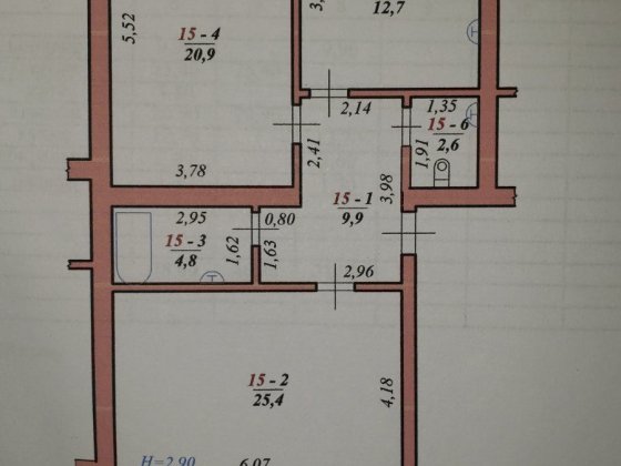 2к.новобудова,р-н Кварцу
