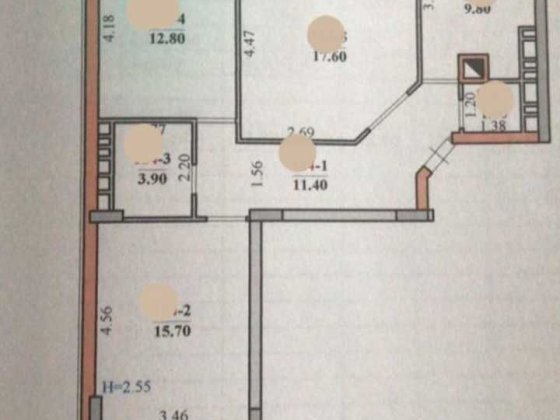 Продам 3х кімн квартиру н/б,Чернівці,Проспект,стан забудовн.78м2 Черновцы