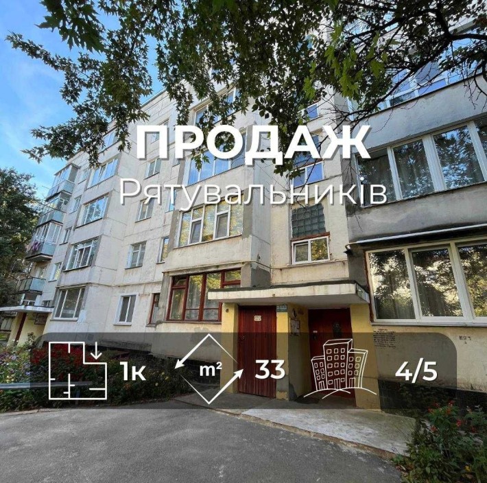 Продається затишна 1на квартира площею 33,5 м², район Ремзавод. LD - фото 1