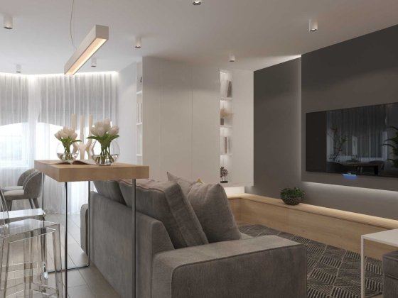 Простора квартира в центрі з панорамним видом на місто! Черкаси