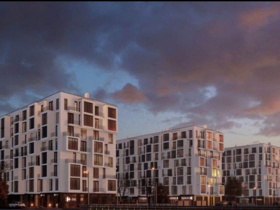 Велика 1,5 кімнатна квартира. 1ший будинок. Вид у двір. Ужгород